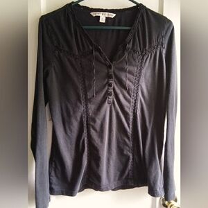 Tommy Hilfiger Long Sleeved Button-Up Top Size M